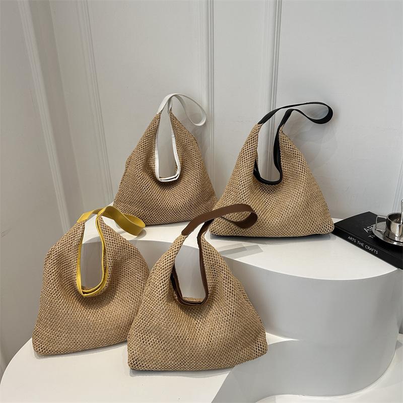 Bags |  Womens Straw Buckle Decor Tote Bag Accessories Bags