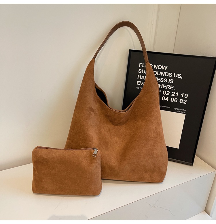 Bags |  Womens Studded Suede Shoulder Bag Accessories Bags