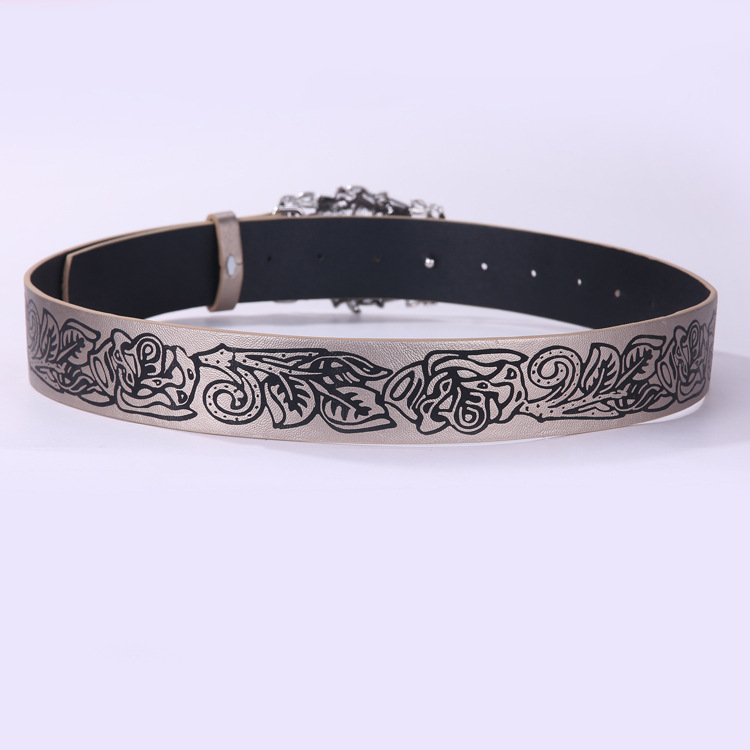 Belts & Chain |  Womens Heart Design Buckle Belt Accessories Belts & Chain