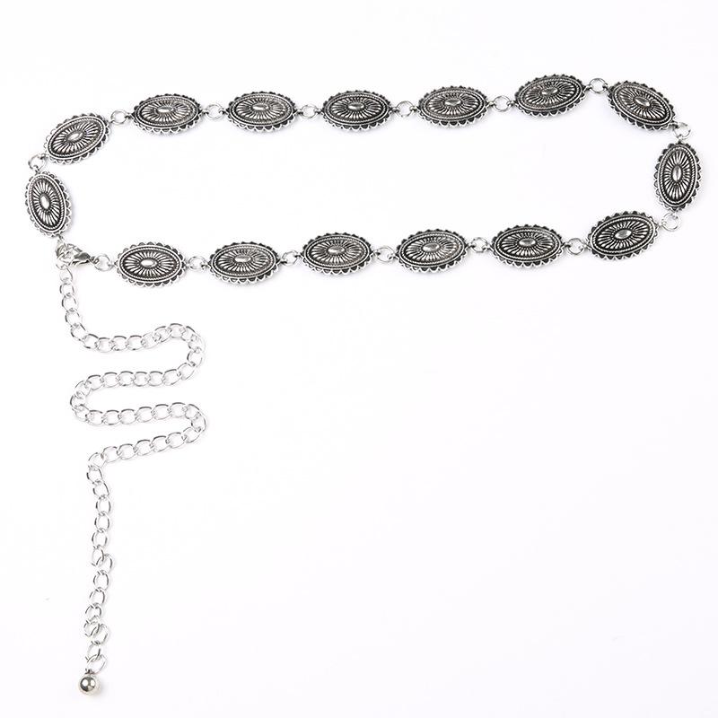 Belts & Chain |  Womens Round Decor Waist Chain Belt Accessories Belts & Chain