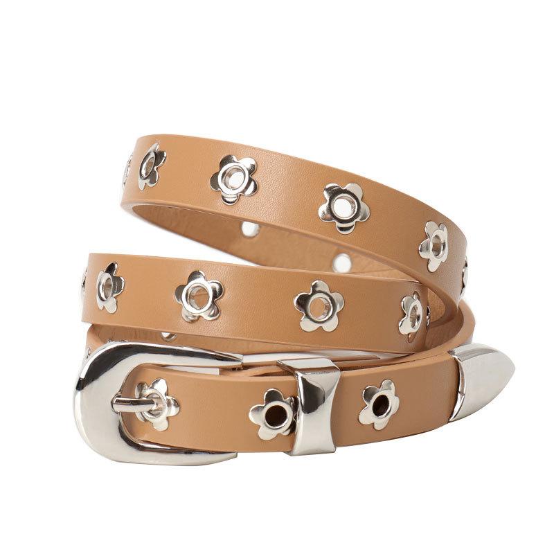 Belts & Chain |  Womens Studded Buckle Belt Belts & Chain