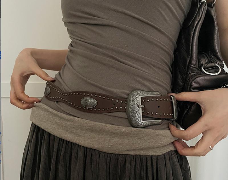 Belts & Chain |  Womens Studded Western Belt Accessories Belts & Chain