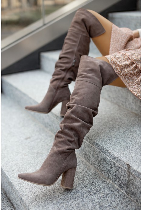 Boots |  Womens Pointed Toe Stiletto Knee High Boots Boots Boots