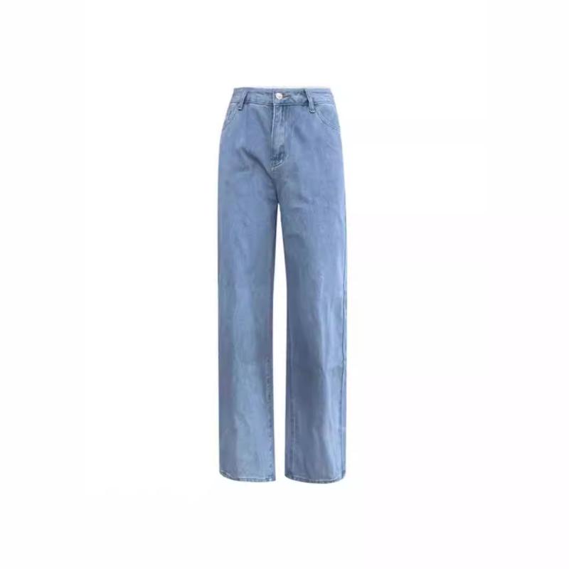 Bottoms |  Womens Denim Butterfly Straight Leg Jeans Bottoms Bottoms