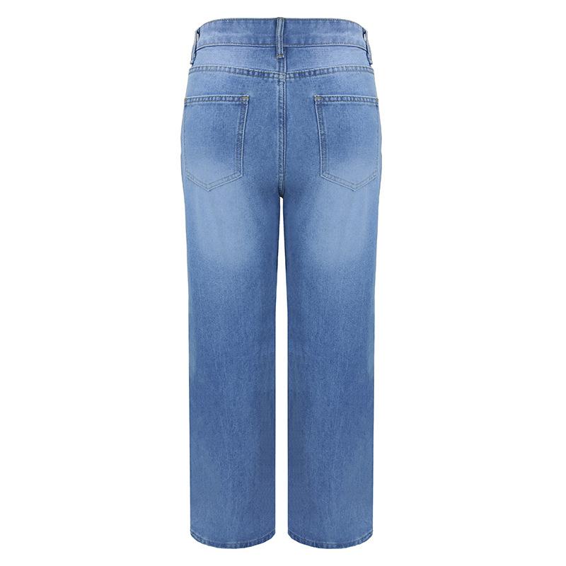 Bottoms |  Womens Denim High Waist Solid Tapered Jeans Bottoms Bottoms