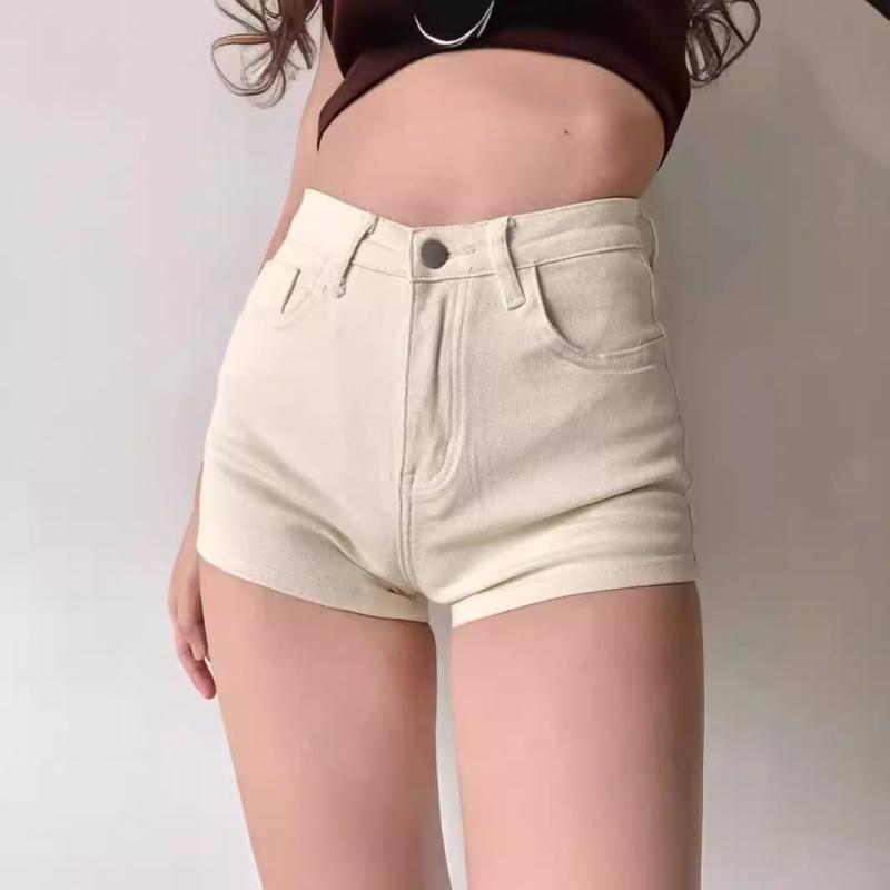 Bottoms |  Womens Denim Low Rise Solid Micro Shorts Bottoms Bottoms