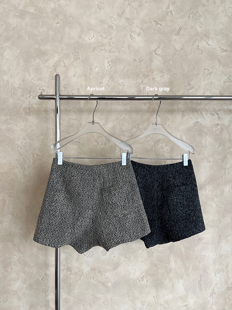 Bottoms |  Womens Glitter Contrasting Binding Mid Rise Pocket Shorts Bottoms Black