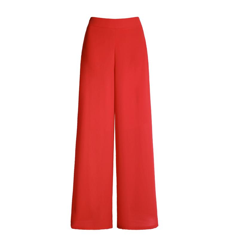 Bottoms |  Womens High Waist Solid Zipper Wide Leg Trousers Bottoms Bottoms