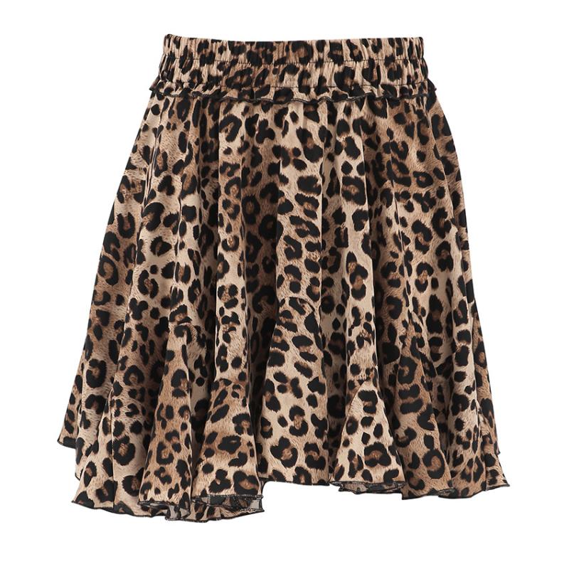 Bottoms |  Womens Mesh Low Rise Leopard Zebra Striped Lace Layered Skort Bottoms Bottoms