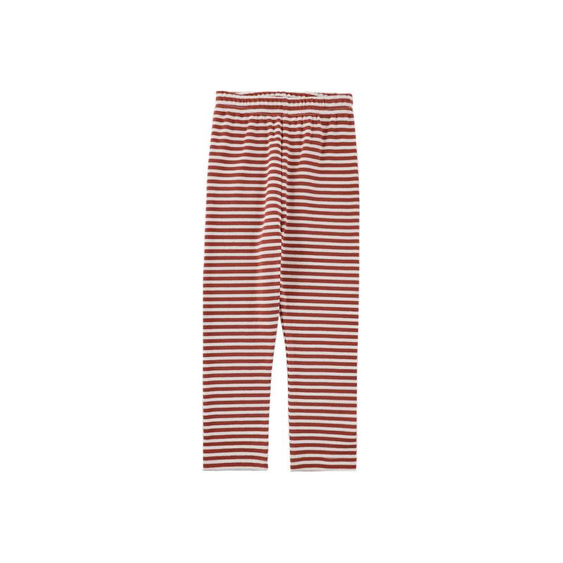 Bottoms |  Womens Mid Rise Striped Knotted Wide Leg Trousers Bottoms Bottoms