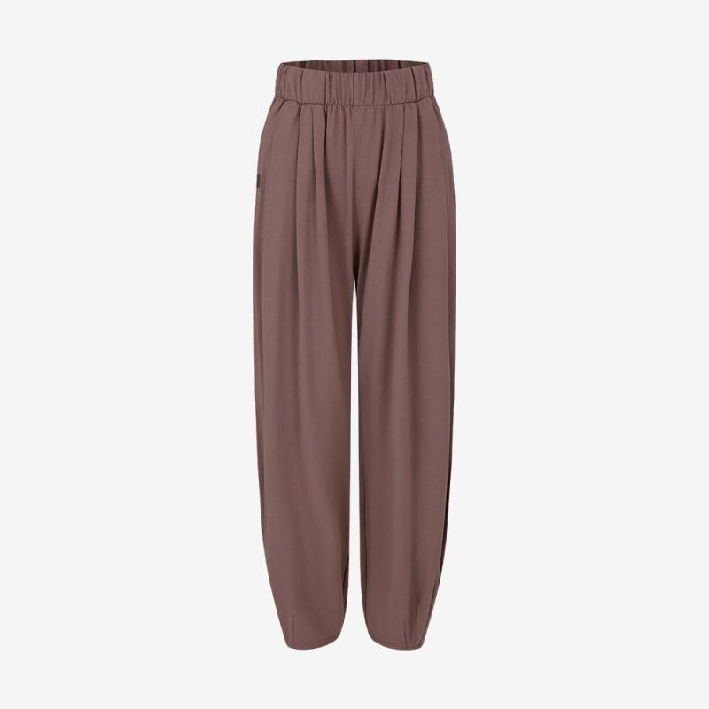 Bottoms |  Womens Solid Knotted Jersey Trousers Bottoms Bottoms