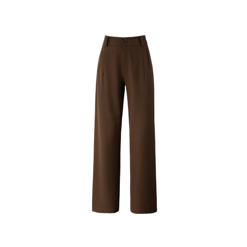 Bottoms |  Womens Solid Wide Leg Trousers Bottoms Bottoms