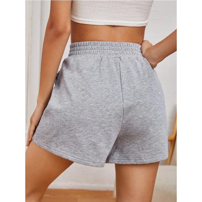 Bottoms |  Womens Terry Mid Rise Solid Side Striped Shorts Bottoms Bottoms