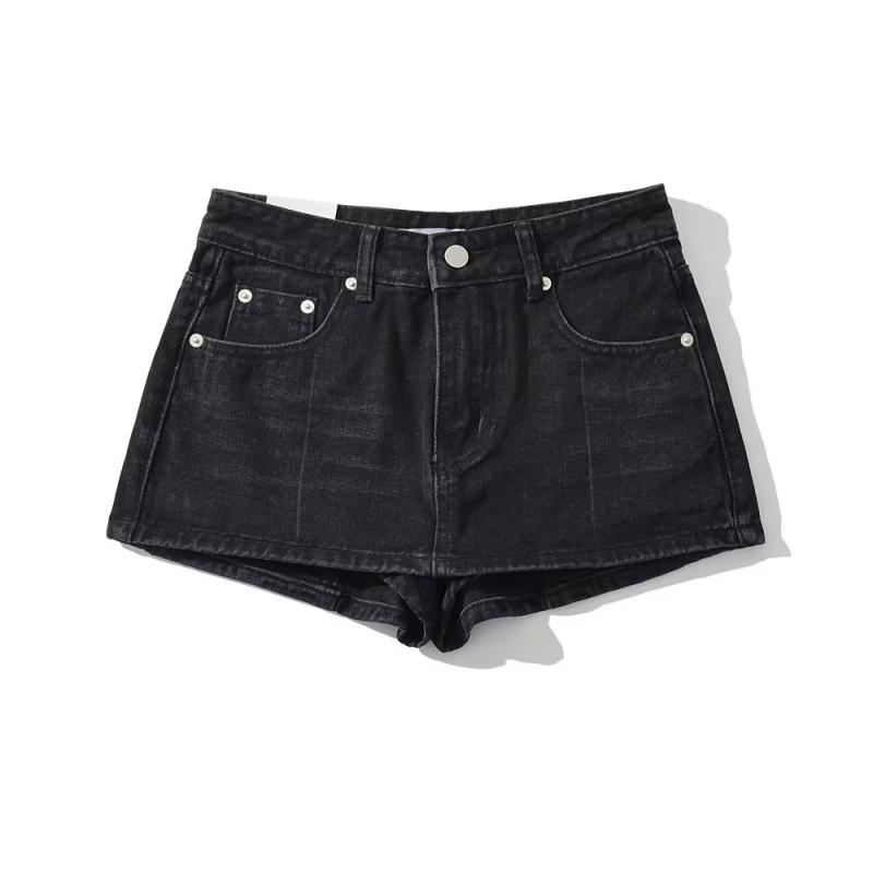 Denim |  Womens Denim Low Rise Pocket Mini Skirt Clothing Carbon