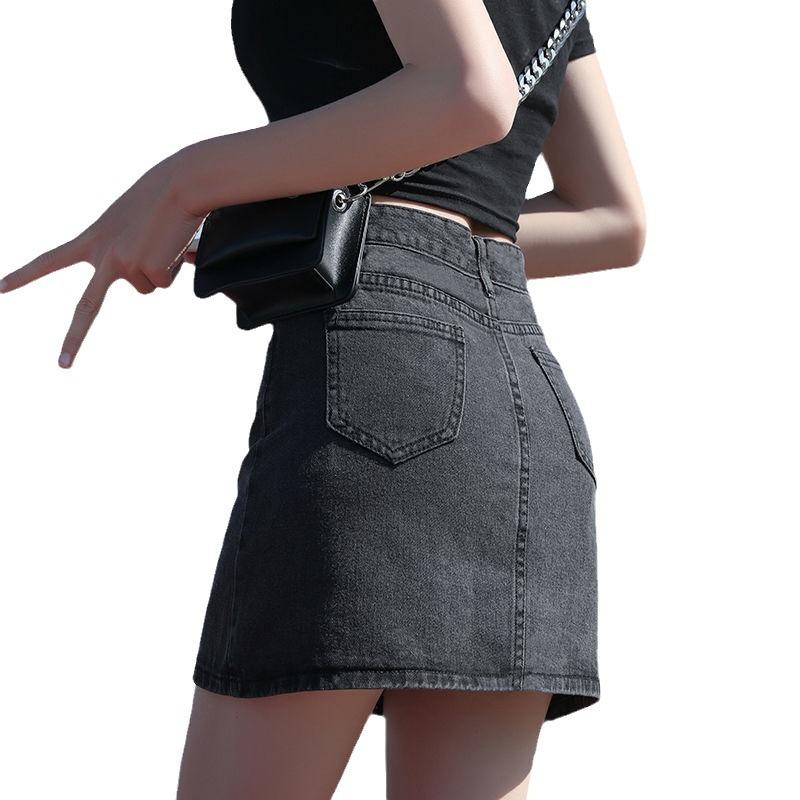 Denim |  Womens Denim Low Rise Studded Cut Out Mini Skirt Clothing Black