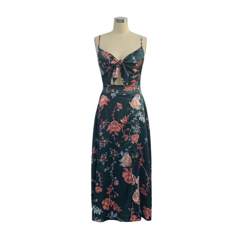 Dresses |  Womens Satin Cowl Neck Floral Maxi Mermaid Dress Clothing Dresses