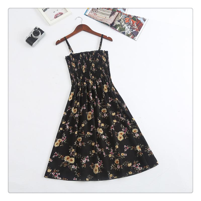 Dresses |  Womens Square Neck Floral Knotted Midi Dress Clothing Dresses