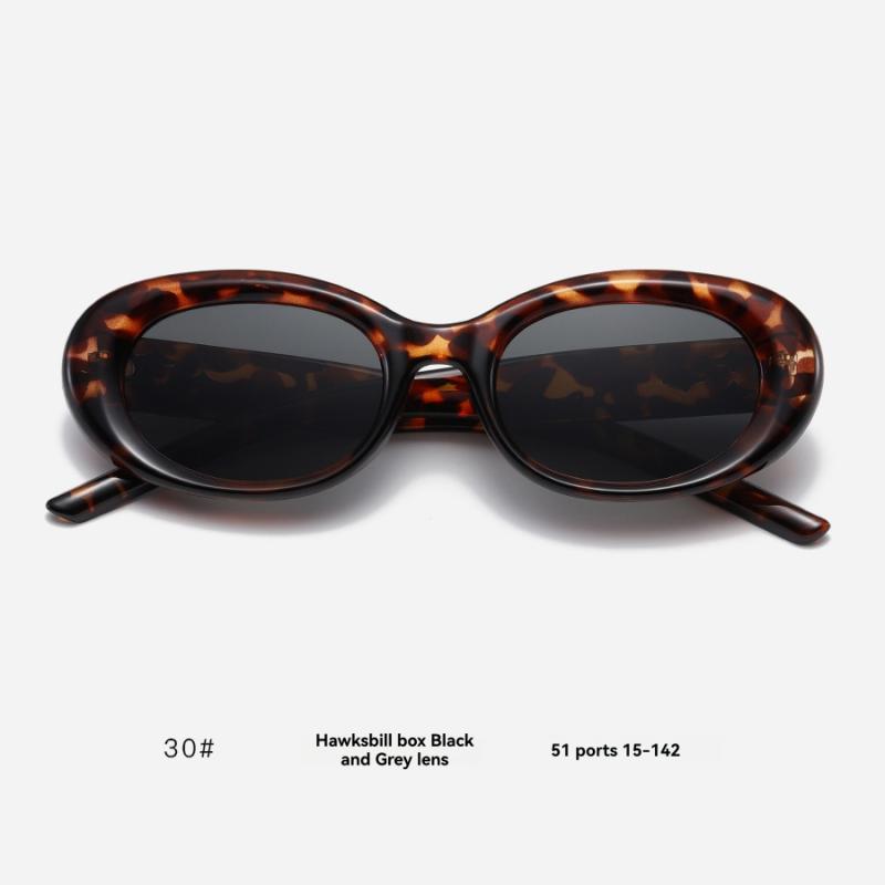 Eyewear |  Womens Leopard Oval Sunglasses Accessories Brown