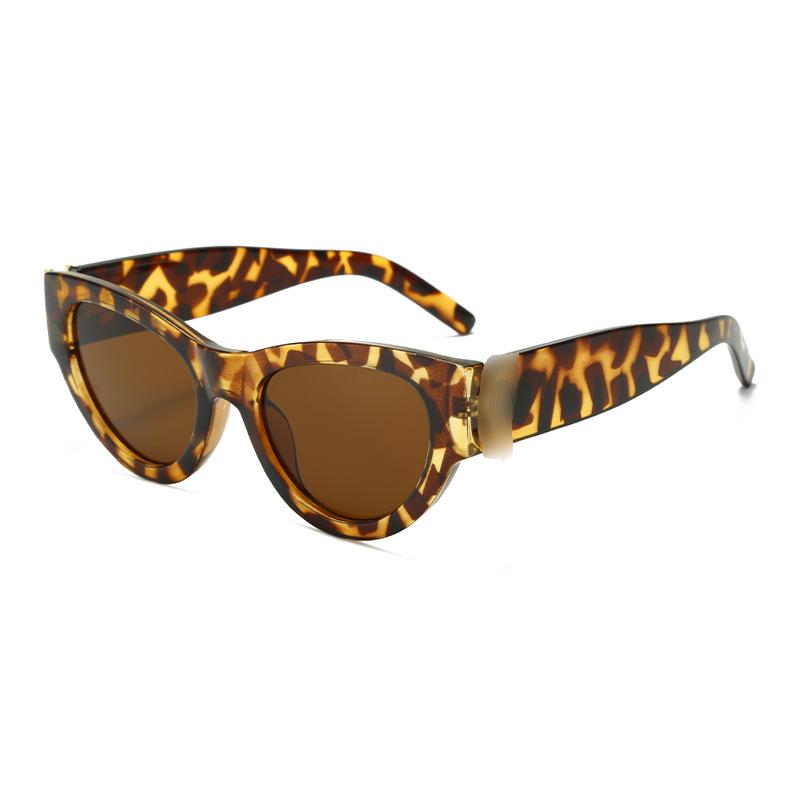 Eyewear |  Womens Leopard Print Cat-Eye Sunglasses Accessories Brown