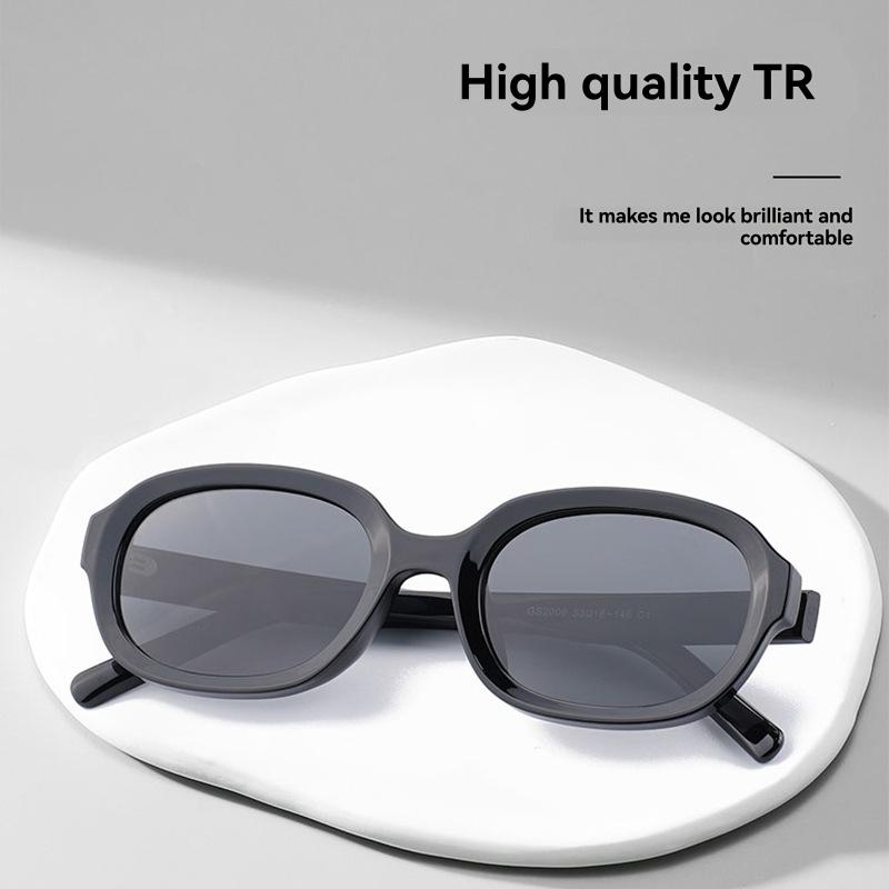 Eyewear |  Womens Rounded Rectangle Sunglasses Accessories Black