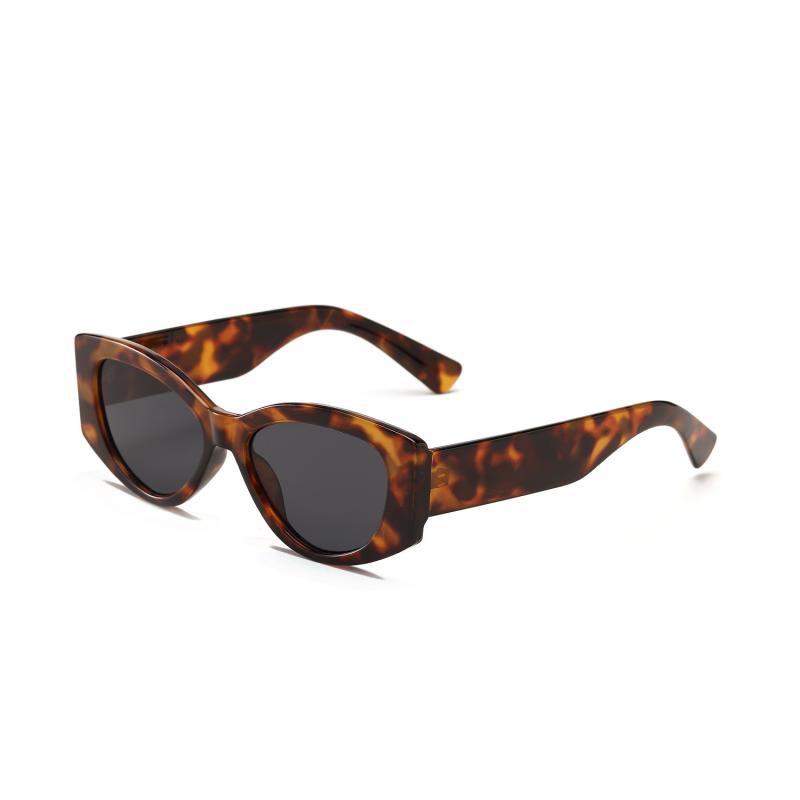 Eyewear |  Womens Thick Frame Rectangle Sunglasses Accessories Brown