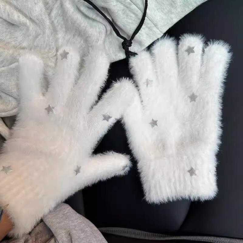 Gloves & Scarves |  Womens Star Decor Winter Warm Gloves Accessories Gloves & Scarves