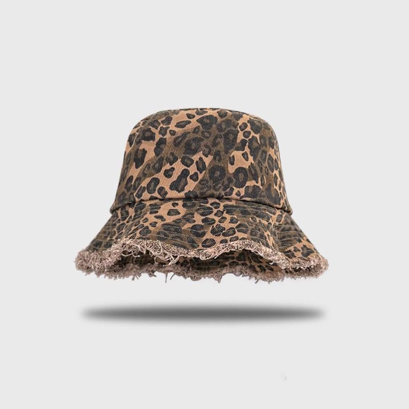 Hats |  Womens Leopard Print Bucket Hat Accessories Hats