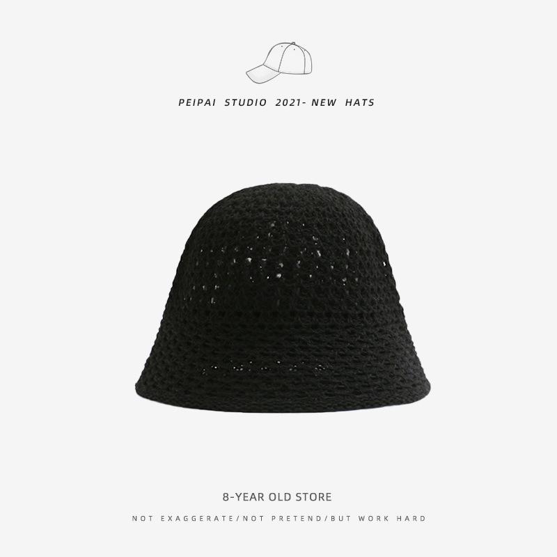 Hats |  Womens Straw Bucket Hat Accessories Black