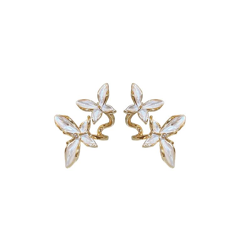 Jewelry |  Womens Butterfly Rhinestone Ear Studs Accessories Jewelry