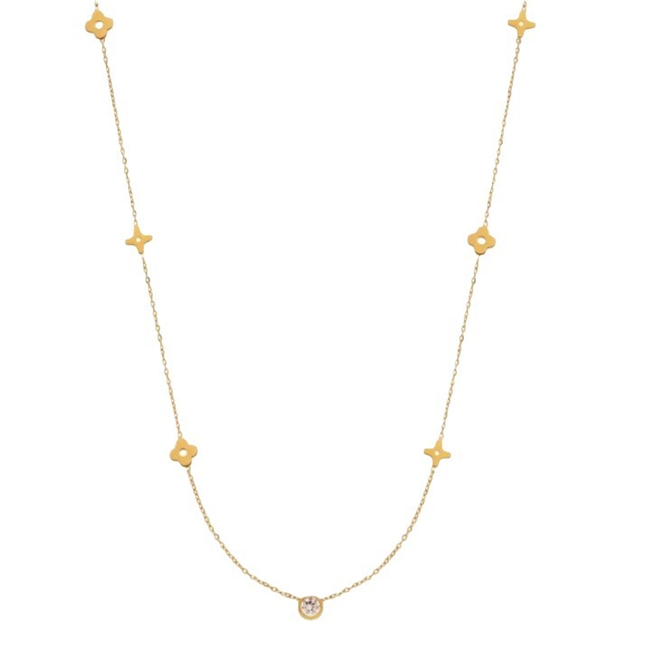 Jewelry |  Womens Rhinestone Decor Y-Shaped Necklace Accessories Gold