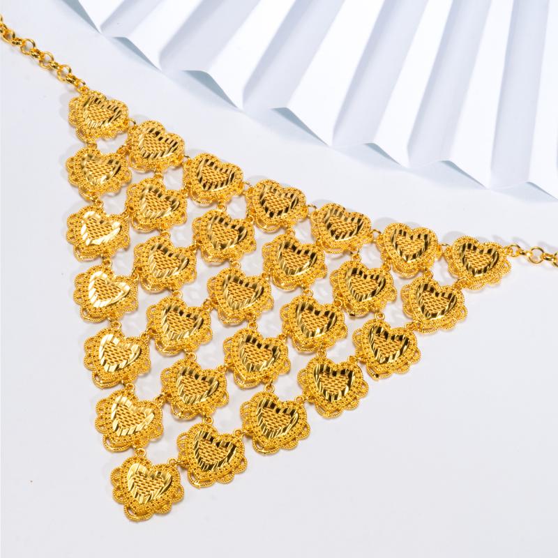 Jewelry |  Womens Rose Decor Body Chain Accessories Gold