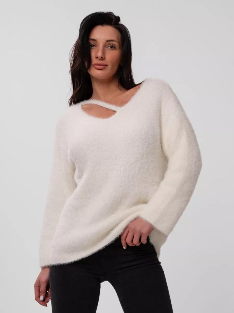 Knitwear |  Womens Knitted Round Neckline Solid Bowknot Sweater Clothing Knitwear