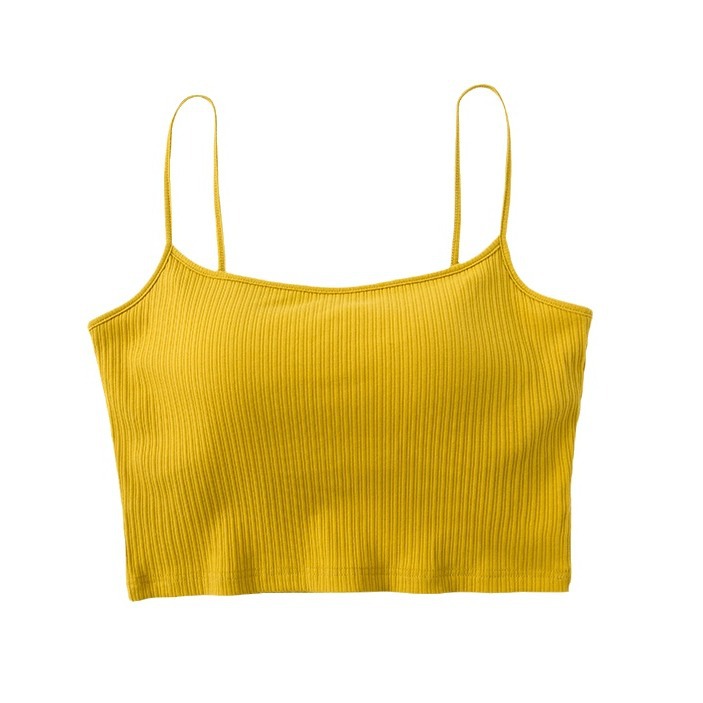 Knitwear |  Womens Knitted Scoop Neck Solid Crop Cami Top Clothing Ginger