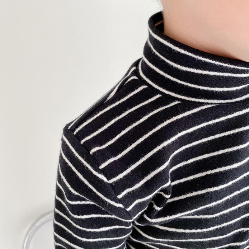 Knitwear |  Womens Striped High Neck Oversized Crop Sweater Clothing Knitwear