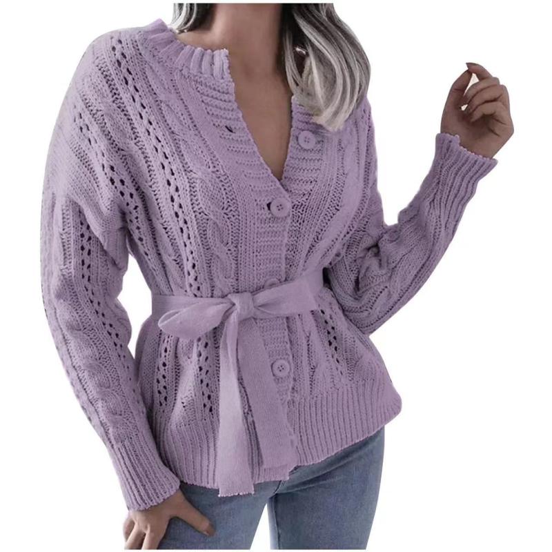 Knitwear |  Womens Wool-Blend Bell Sleeve Floral Knitted Cardigan Clothing Knitwear