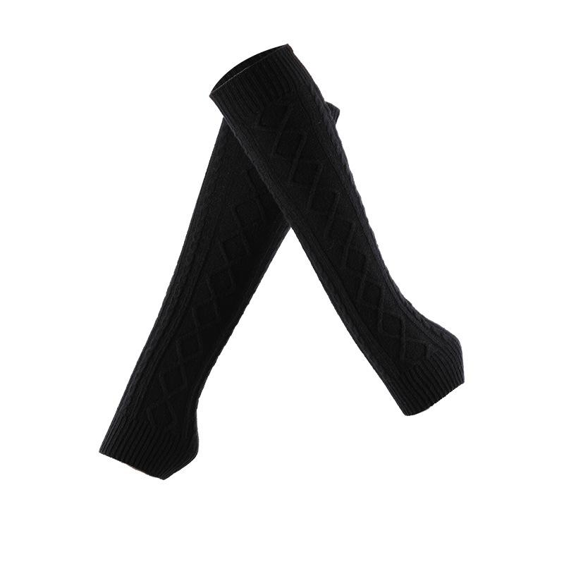 Socks & Tights |  Womens Cable Knit Over The Calf Socks Accessories Brown