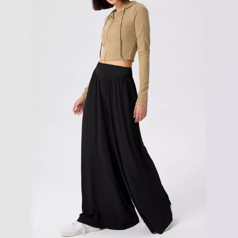 Tops |  Womens Long Sleeve Buckle Crop Top Clothing Camel