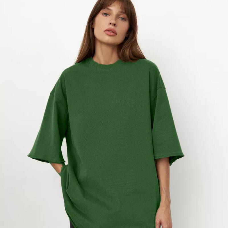 Tops |  Womens Positive Thinking Evokes Energy Graphic Tee Clothing Green