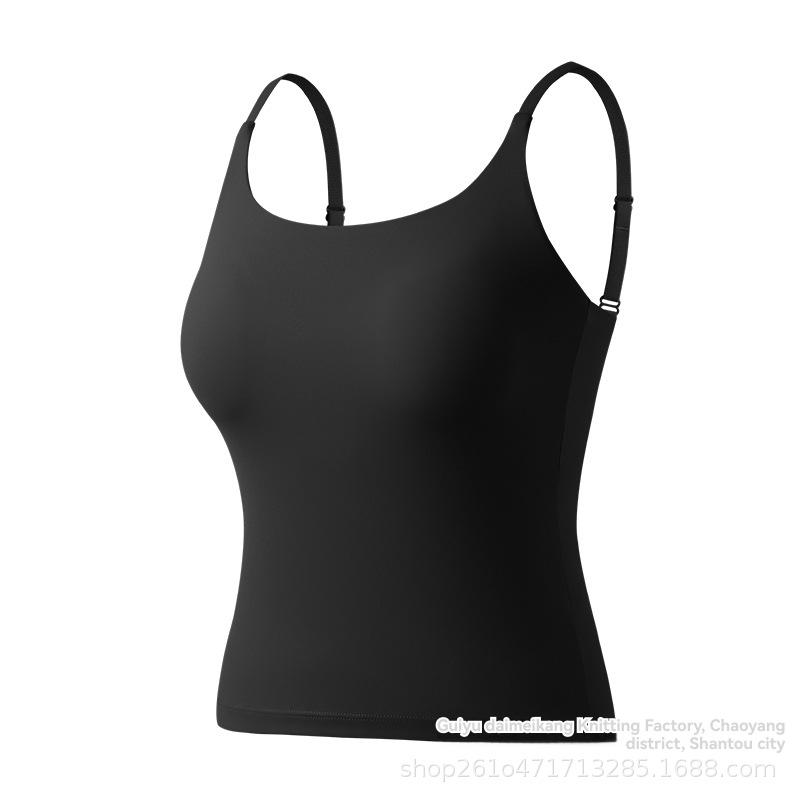 Tops |  Womens Seamless Sweetheart Solid Cami Top Clothing Black